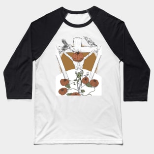 Pumpkin Jesus Baseball T-Shirt